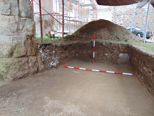 Fig.1. Coborâre de nivel în zona contrafortului Z8B-Z24E.