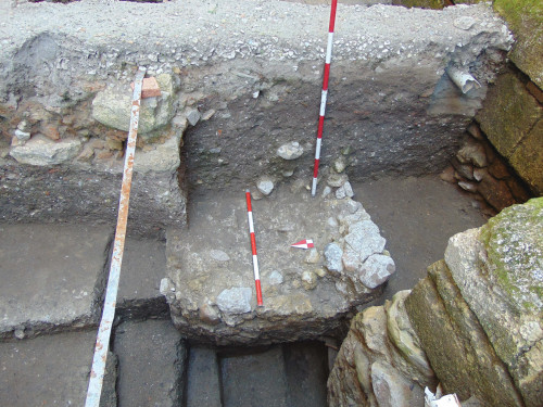 Fig.4. Secțiunea S.17 – ruina structurii zidite Z41.