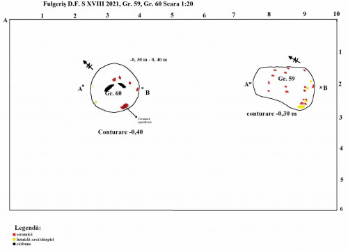Fig. 17. Fulgeriș, La trei cireși – Planul secțiunii S XVIII