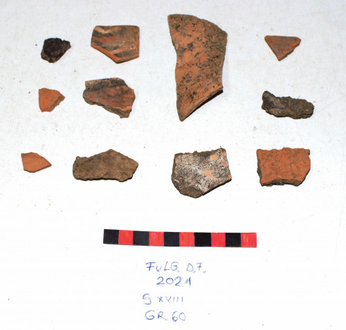 Fig. 21. Fulgeriș, La trei cireși – Fragmente ceramice: 1. Gr. 59; 2-3. Gr. 60 (2)