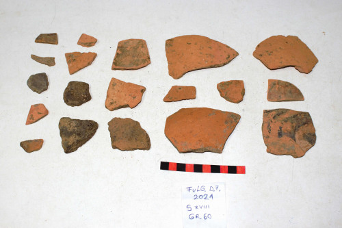 Fig. 21. Fulgeriș, La trei cireși – Fragmente ceramice: 1. Gr. 59; 2-3. Gr. 60 (3)