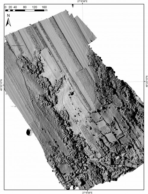 Fig. 7. Fulgeriș, La trei cireși – harta umbririi terenului