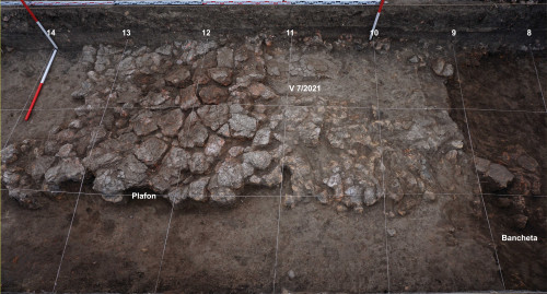 Fig. 3. Ripiceni-Holm. Structura / Locuința S/L 6 (m 8-14, nivelul -0,60-0,80 m) / Structure / Dwelling S/D 6 (m 8-14, level -0,60-0,80 m).