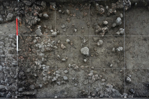 Fig. 7. Ripiceni-Holm. Structura / Locuința S/L 6 (m 19-22, nivelul -0,40-0,50 m) / Structure / Dwelling S/D 6 (m 19-22, level -0,40-0,50 m).