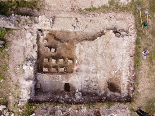 Fotografii din timpul cercetărilor (Praetorium procuratoris)