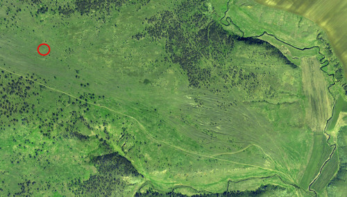 Fig. 1. Localizarea T01 pe Dealul cu Cismea