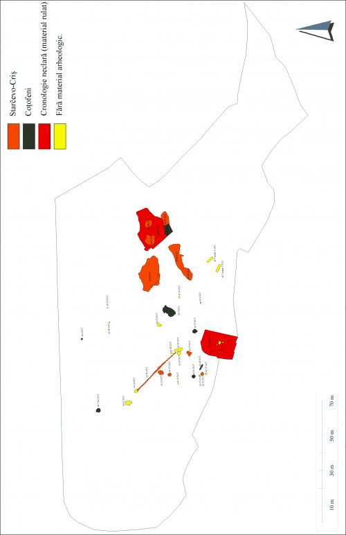 Fig. 3: planul topografic al sitului