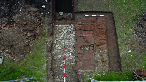 Fig. 2. Etape de cercetare ale porticului de nord.