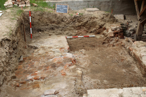 Fig.2. Construcția de cărămidă, vedere dinspre sud.