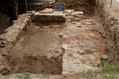 Fig.3. Construcția de cărămidă, vedere dinspre nord.