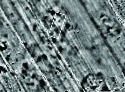 Fig.1 Poziționarea Casetei 5 pe planul geomagnetic
