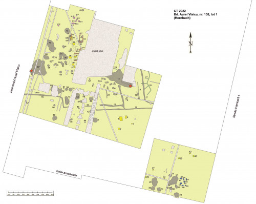 Fig. 1 Plan general al săpăturii