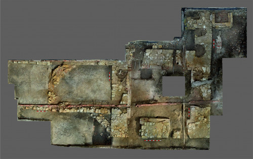 Fig. 5. Extrema de sud a corpului nou al colegiului iezuit (mijlocul secolului XVIII).